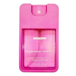 Hand Sanitizer Spray Raspberry Mango Scent 1 fl oz 30 ml